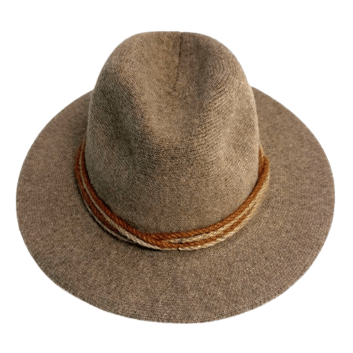 Shihreen Boiled Wool Fedora, taupe – view 2