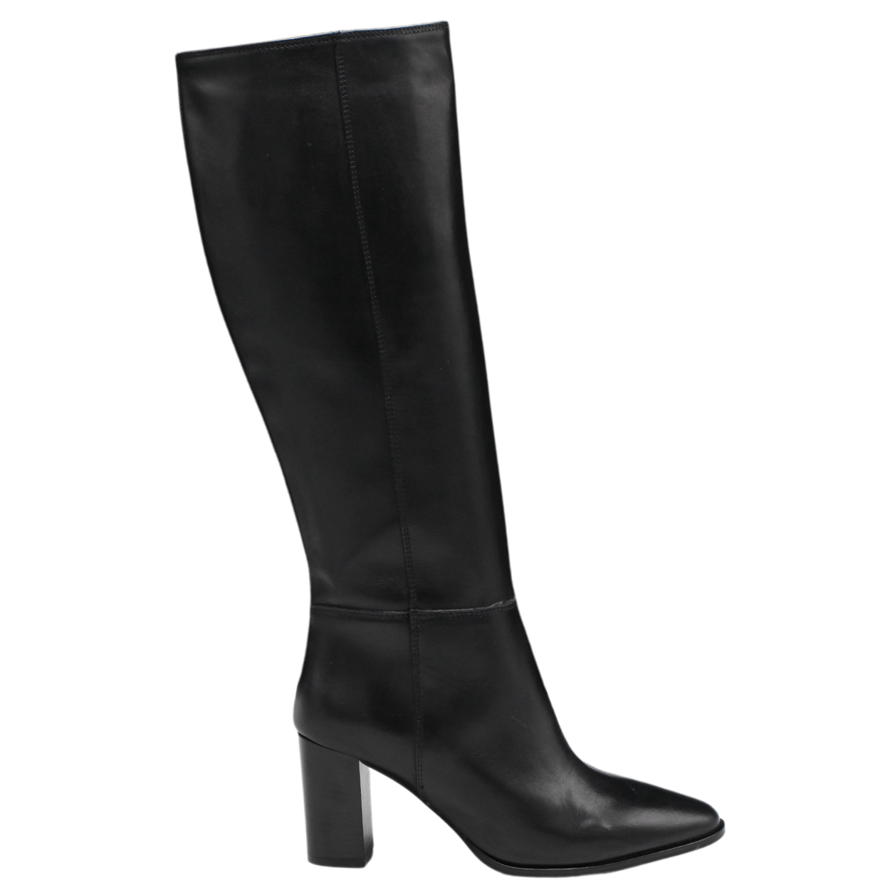 black leather