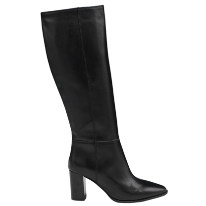 black leather