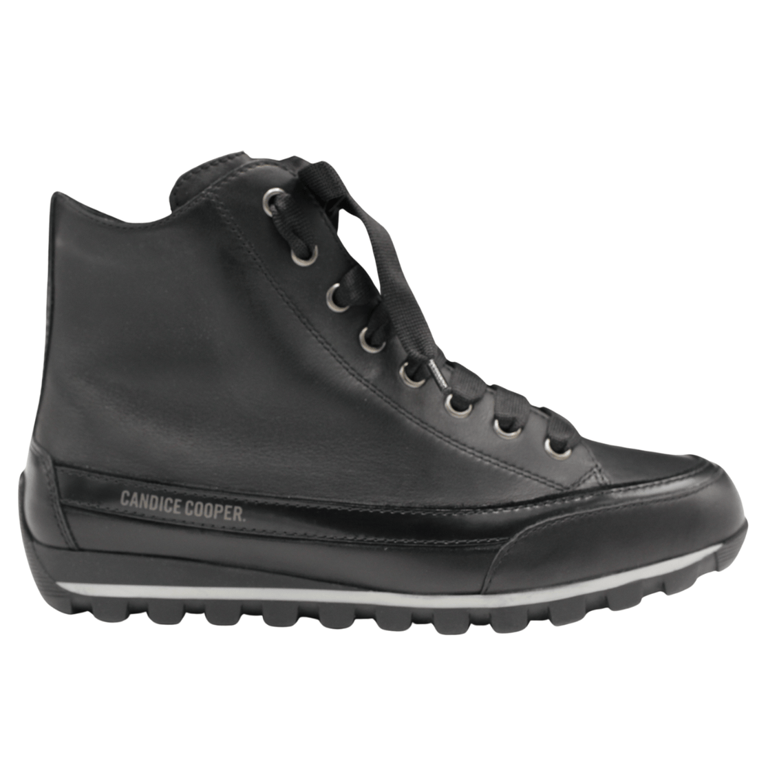 black leather