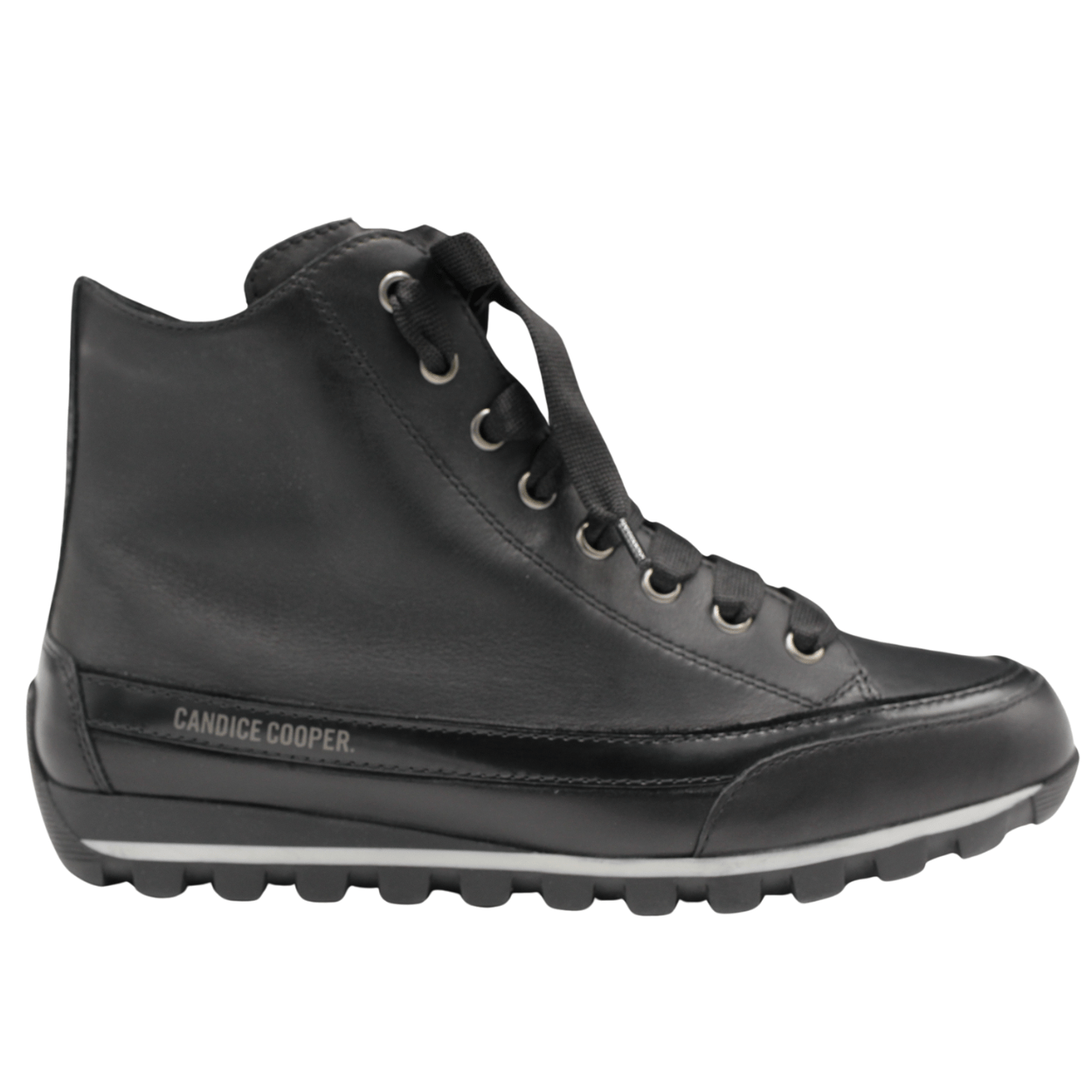 black leather