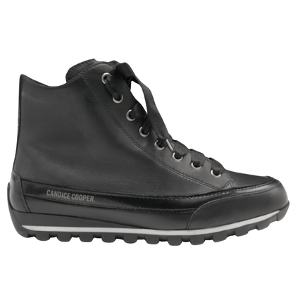 black leather