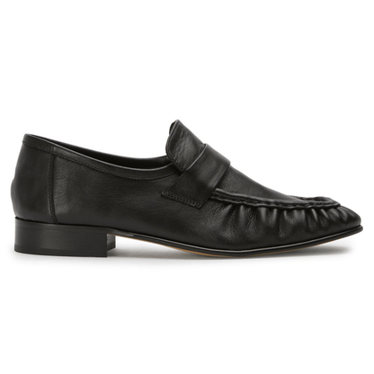 black leather