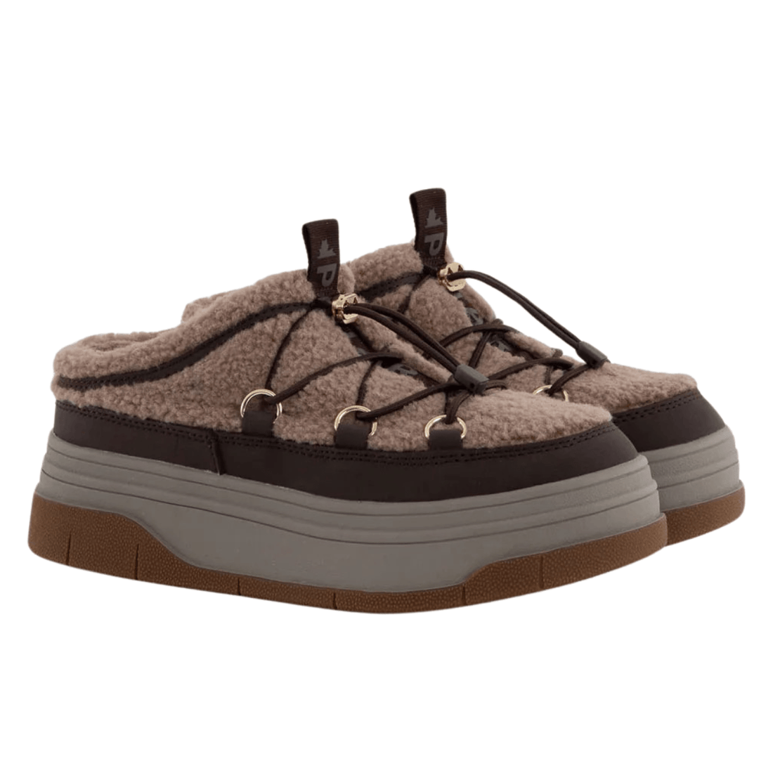 Pajar Jules Waterproof Sneaker Mule, Dark Brown/Taupe – alternate view