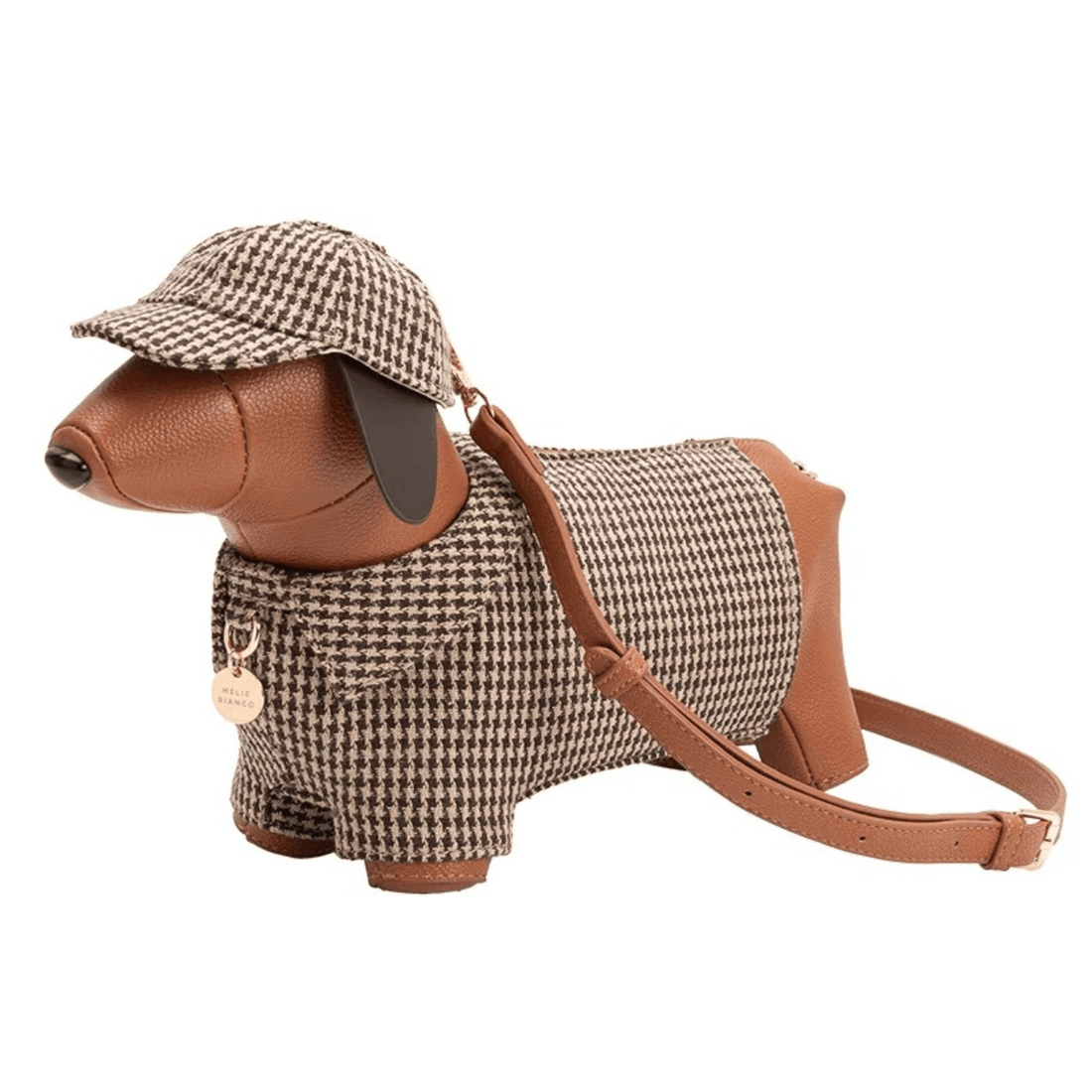 Melie Bianco Dog Houndstooth Crossbody, houndstooth – alternate view