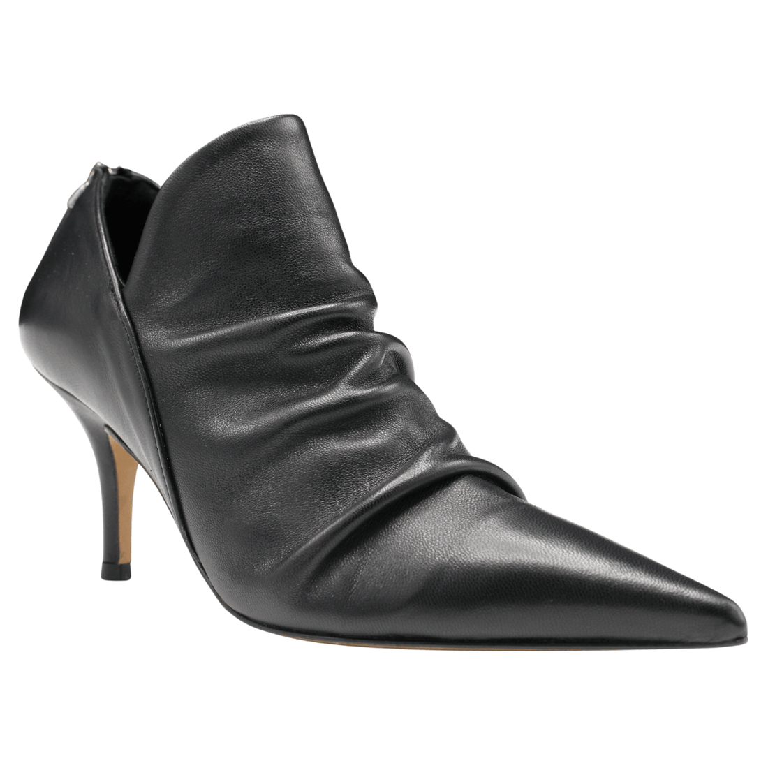 black leather