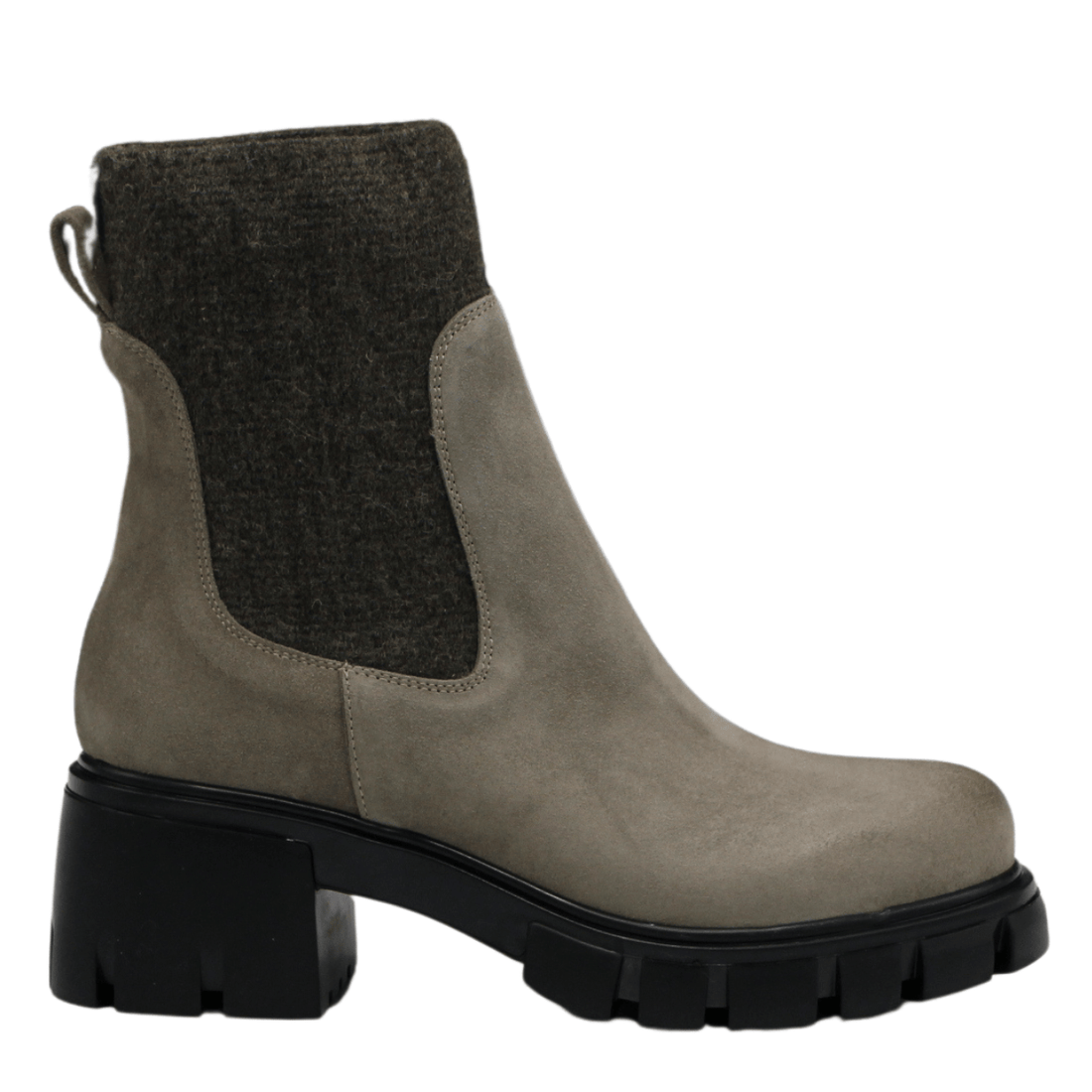 neutral suede
