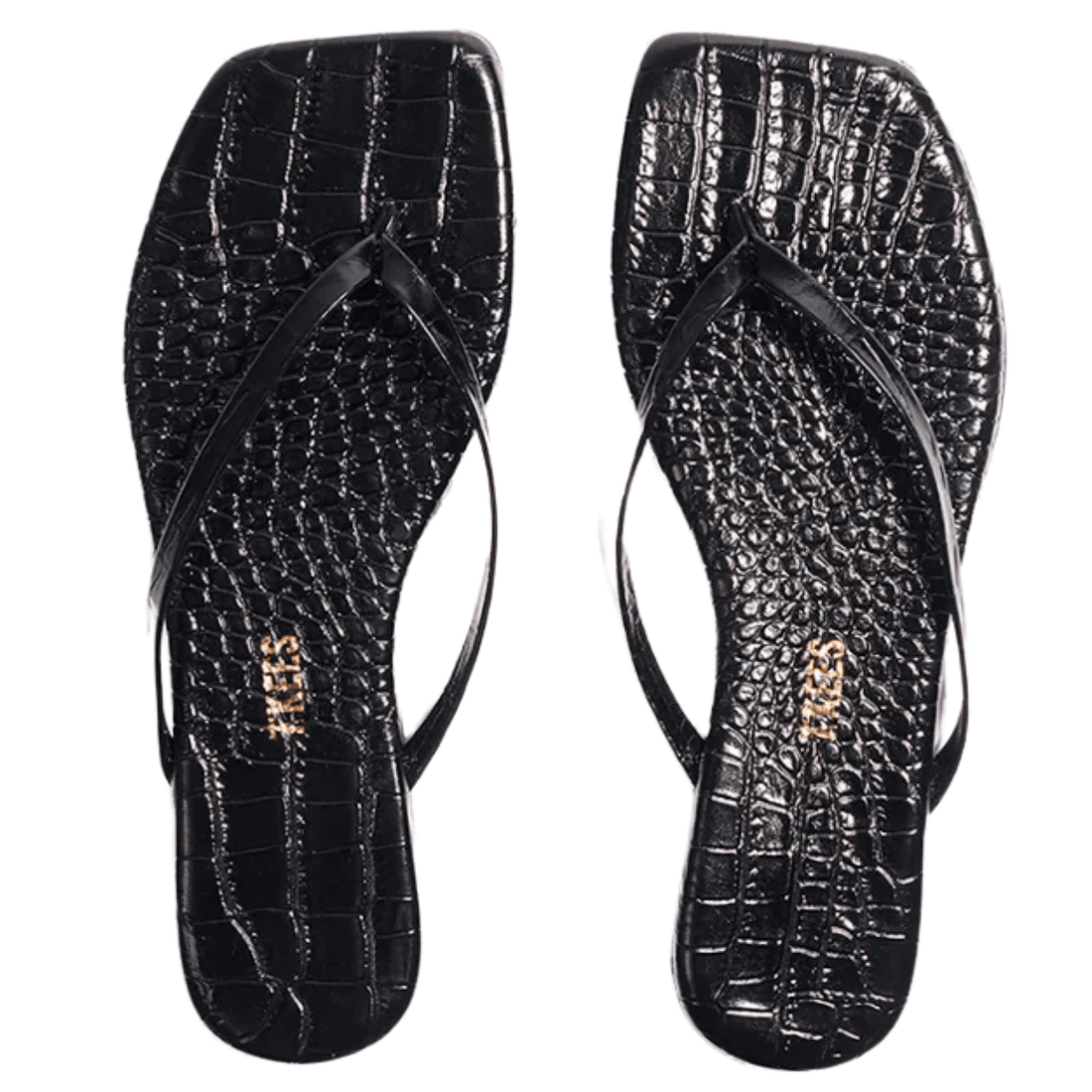 TKEES Square Toe Lily Croc, Sable – alternate view