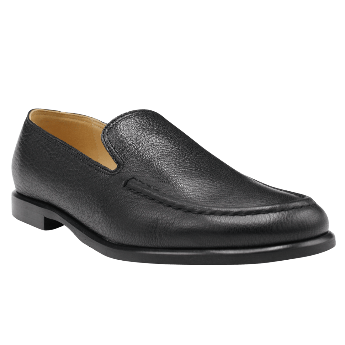 Fabio Rusconi Edie Leather Loafer, Black – alternate view