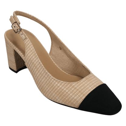 beige/black