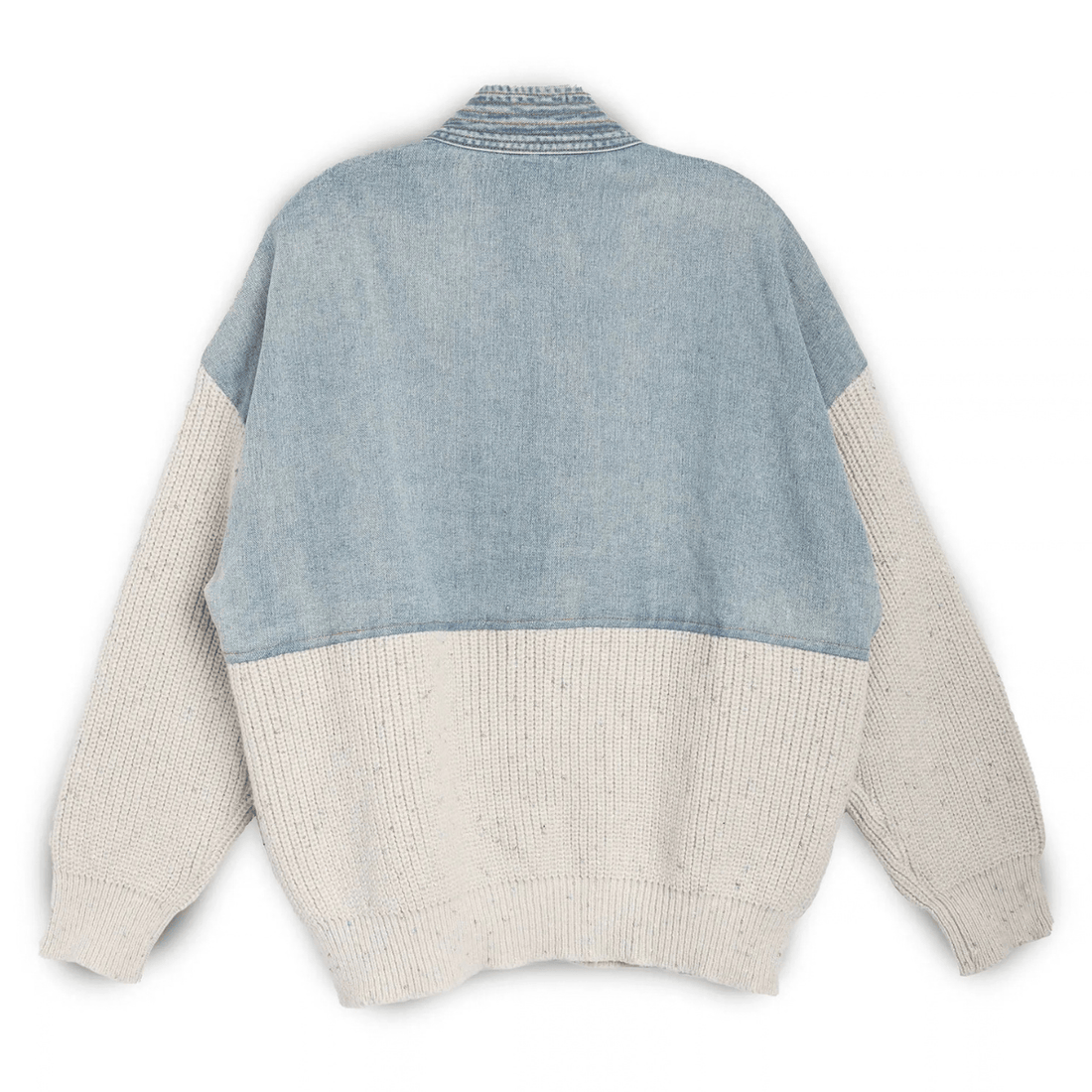 Saachi Denim Sweater Jacket, Denim – alternate view