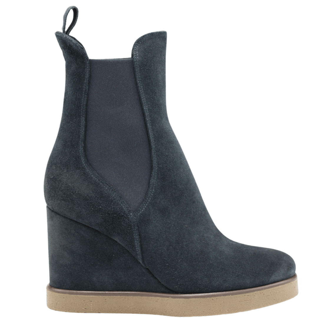 navy suede