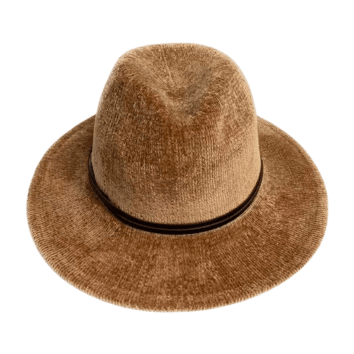 Shihreen Chenille Fedora, camel – view 2