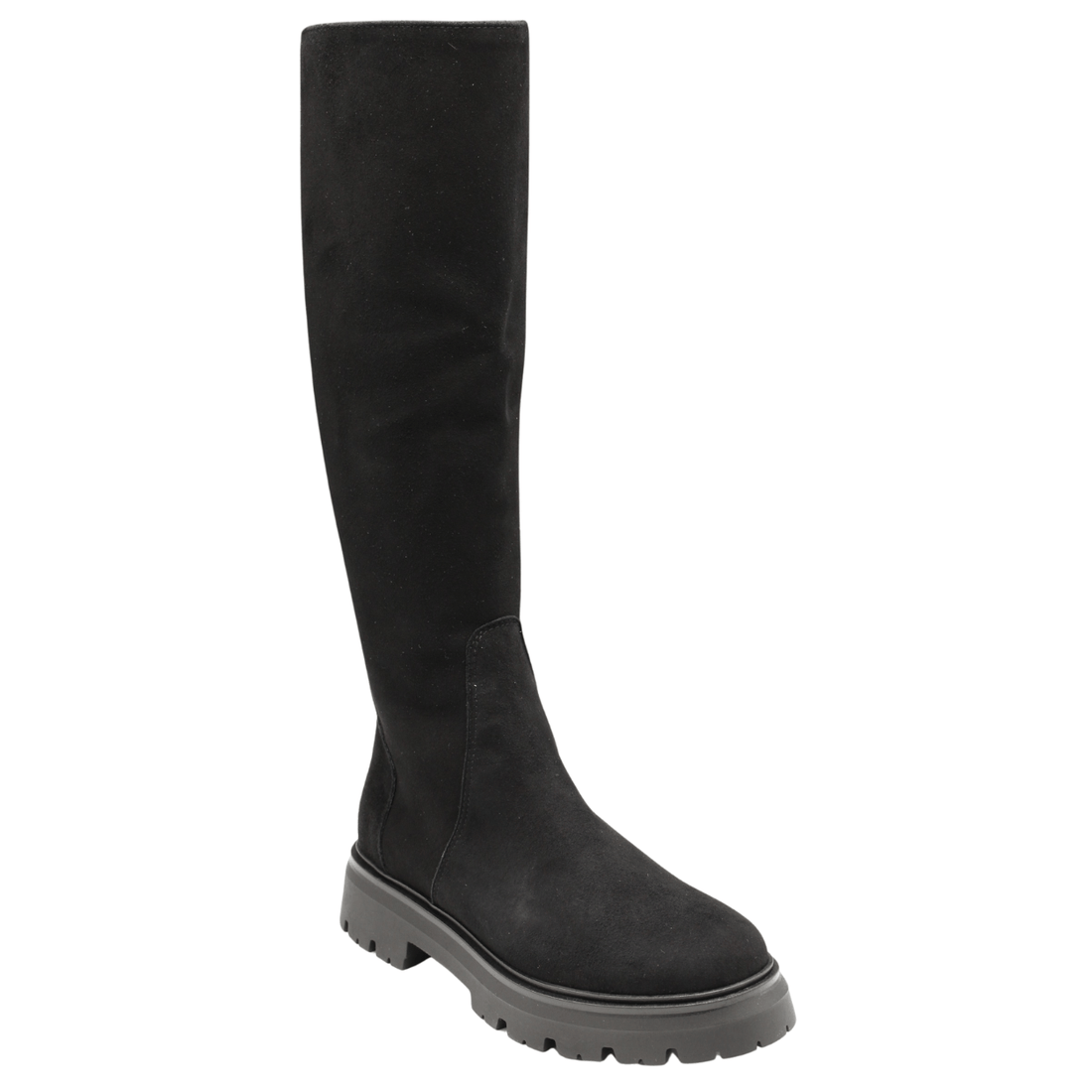 Gianluca Pisati Carlotta Flat Boot, Black Suede – alternate view
