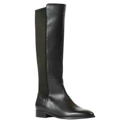 black leather
