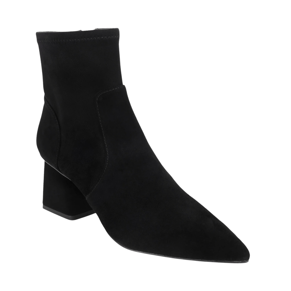 Pelle Moda Ilima Heeled Bootie, Black Suede – alternate view