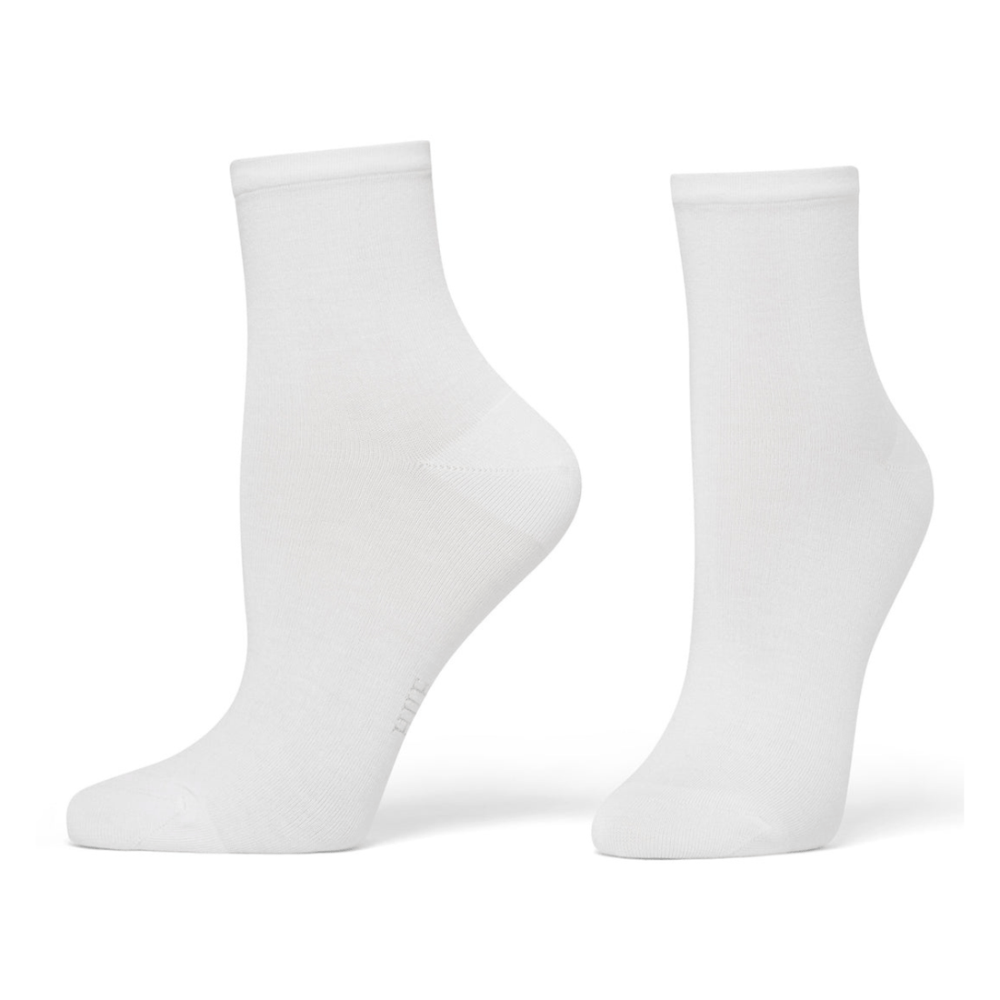 Hue Sleek Sock, White – alternate view