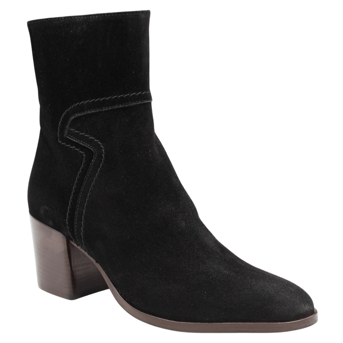 Triver Flight 595-34 Suede Bootie, Black – alternate view
