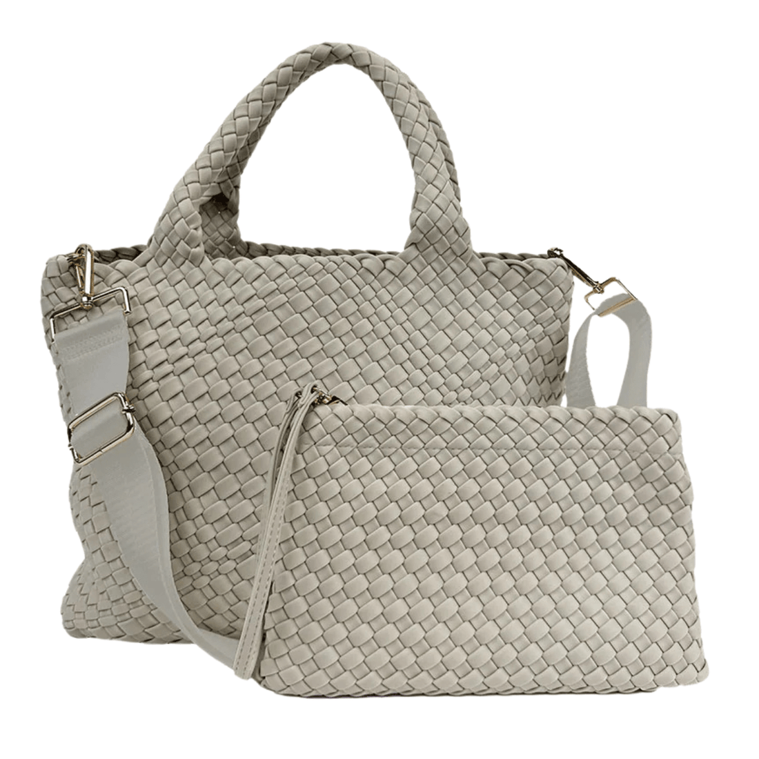 Lily Woven Neoprene Tote Bag