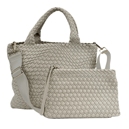 Lily Woven Neoprene Tote Bag