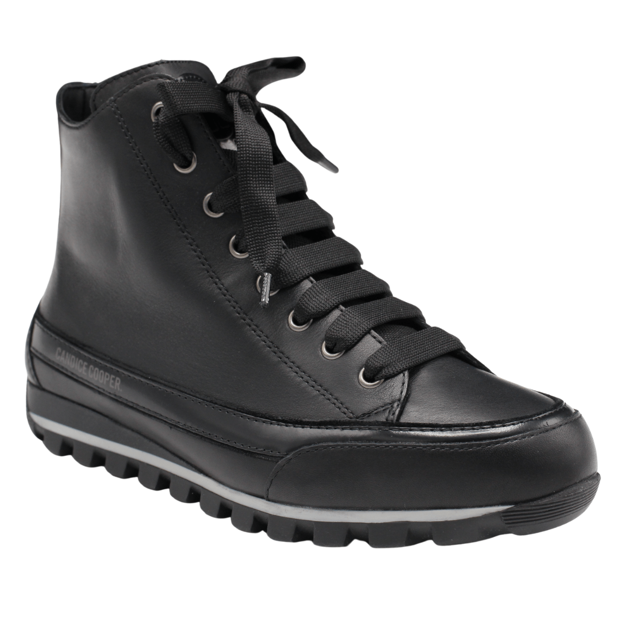 black leather