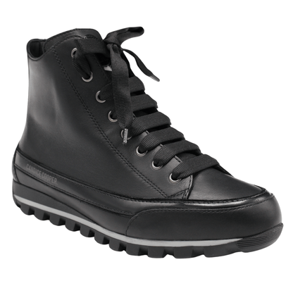 black leather