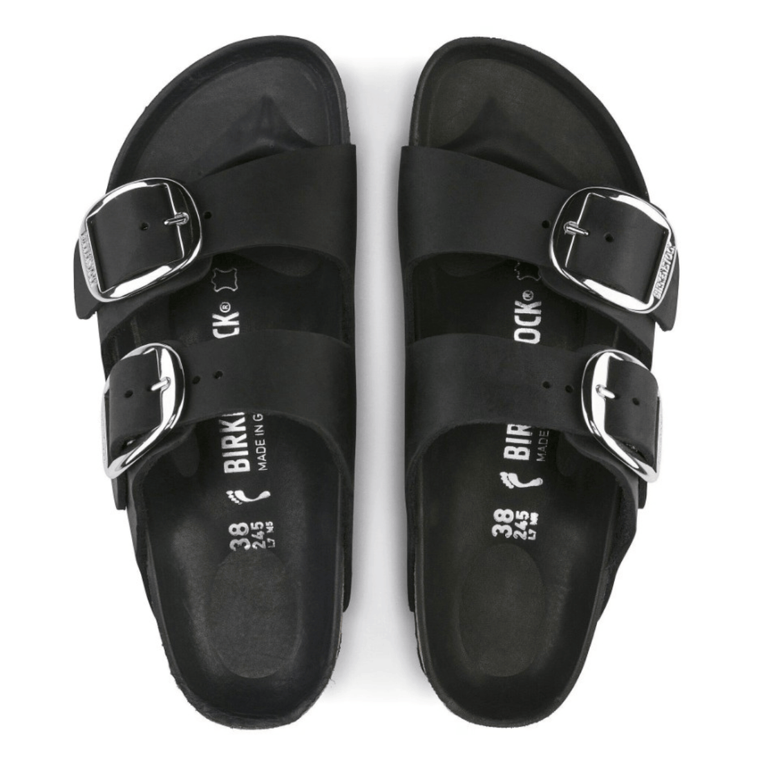 Birkenstock Arizona Big Buckle, Black Oiled – alternate view