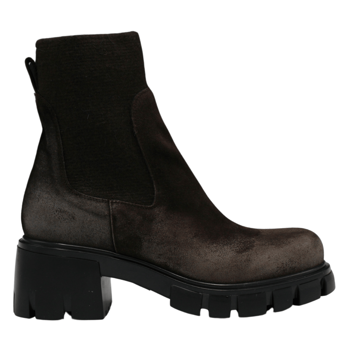 brown suede