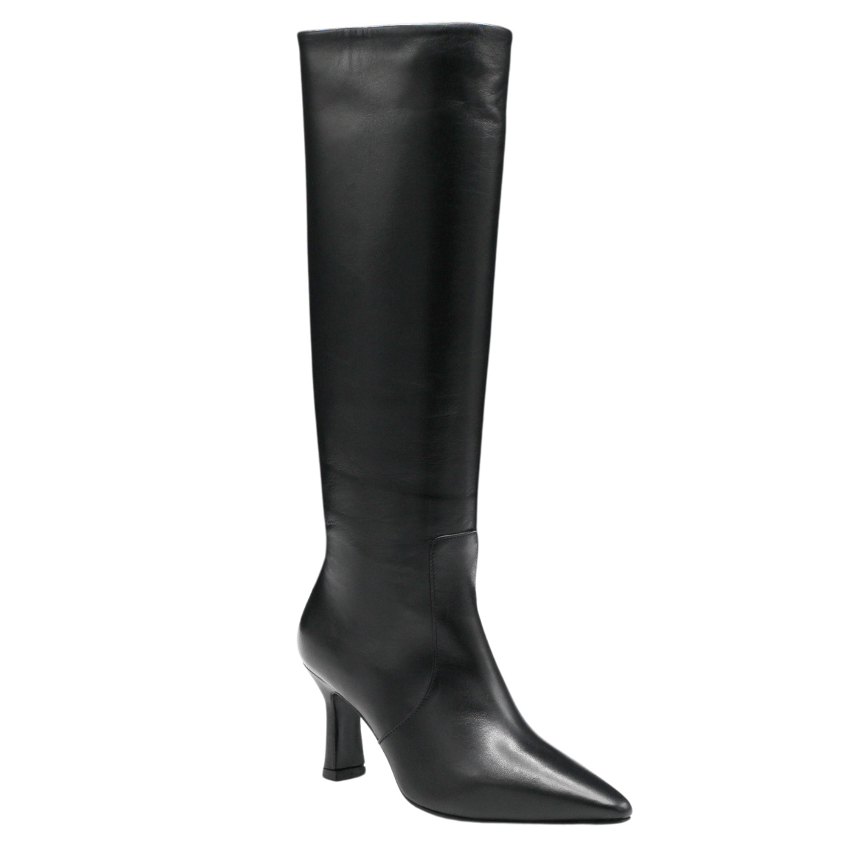 black leather
