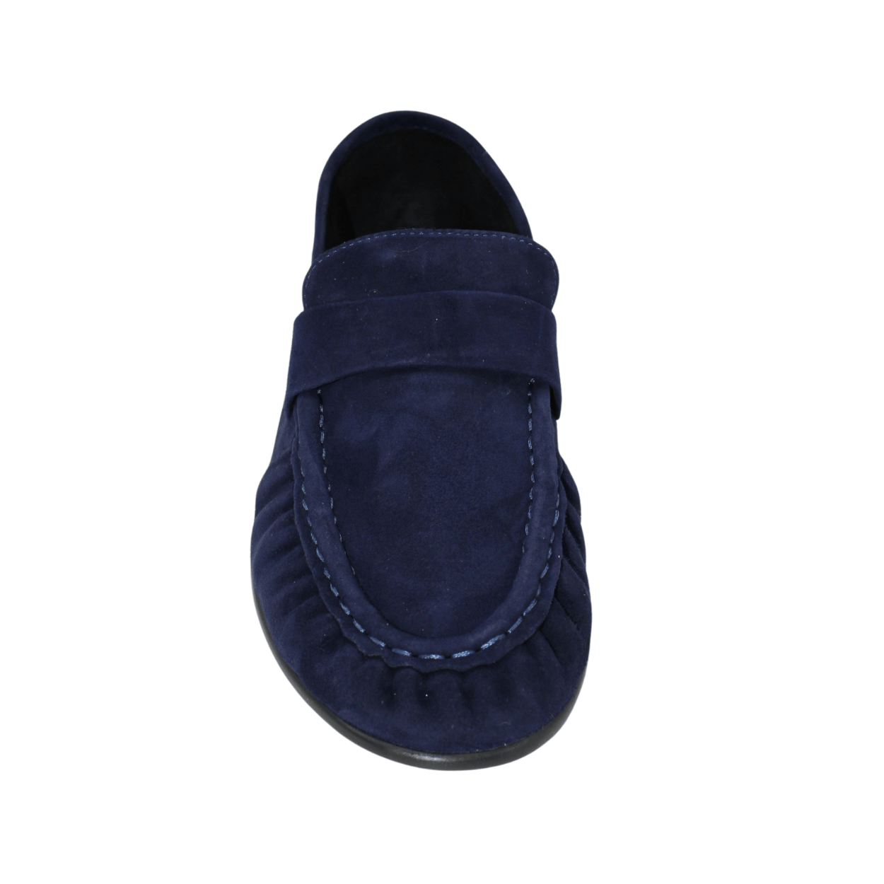 navy suede
