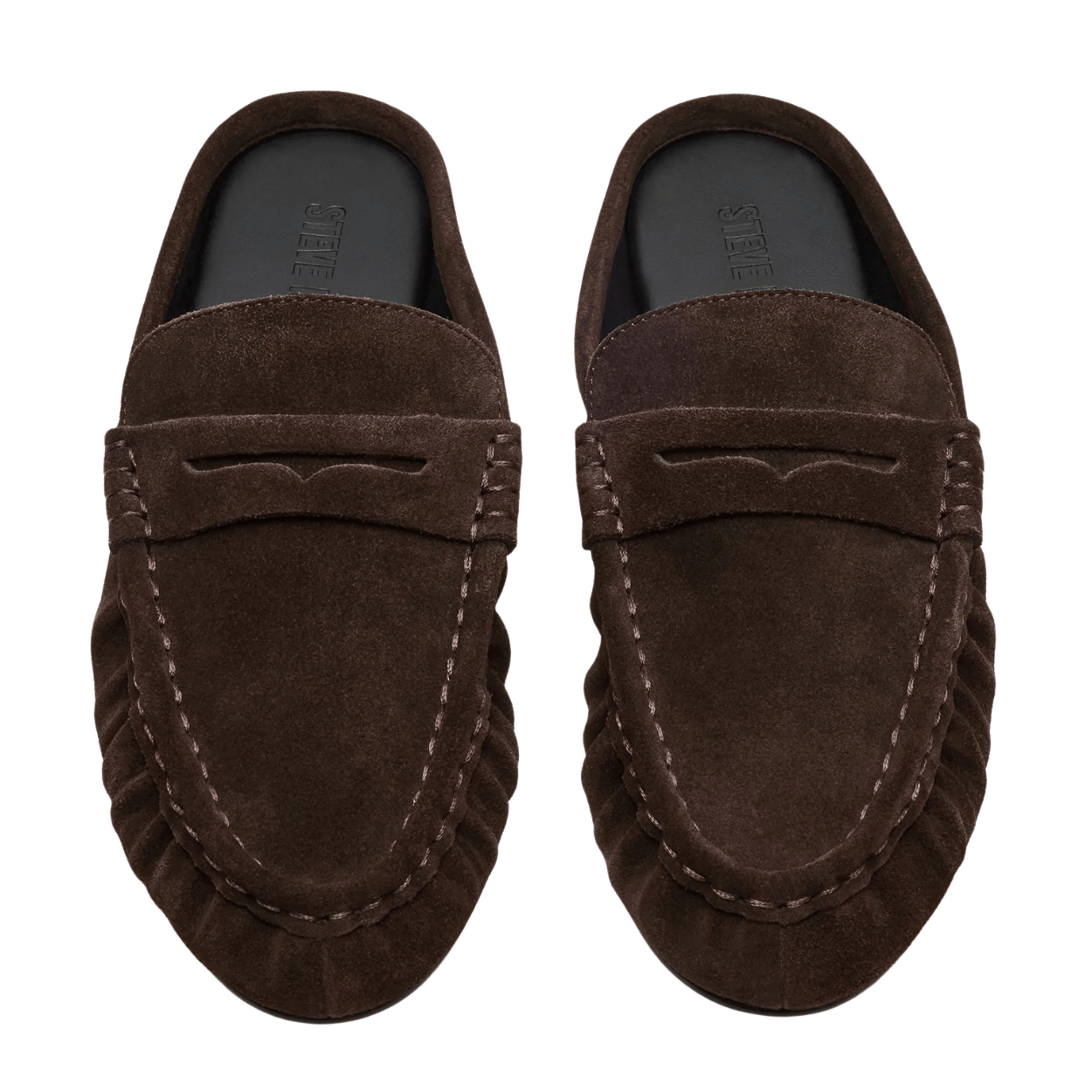 chocolate brown suede