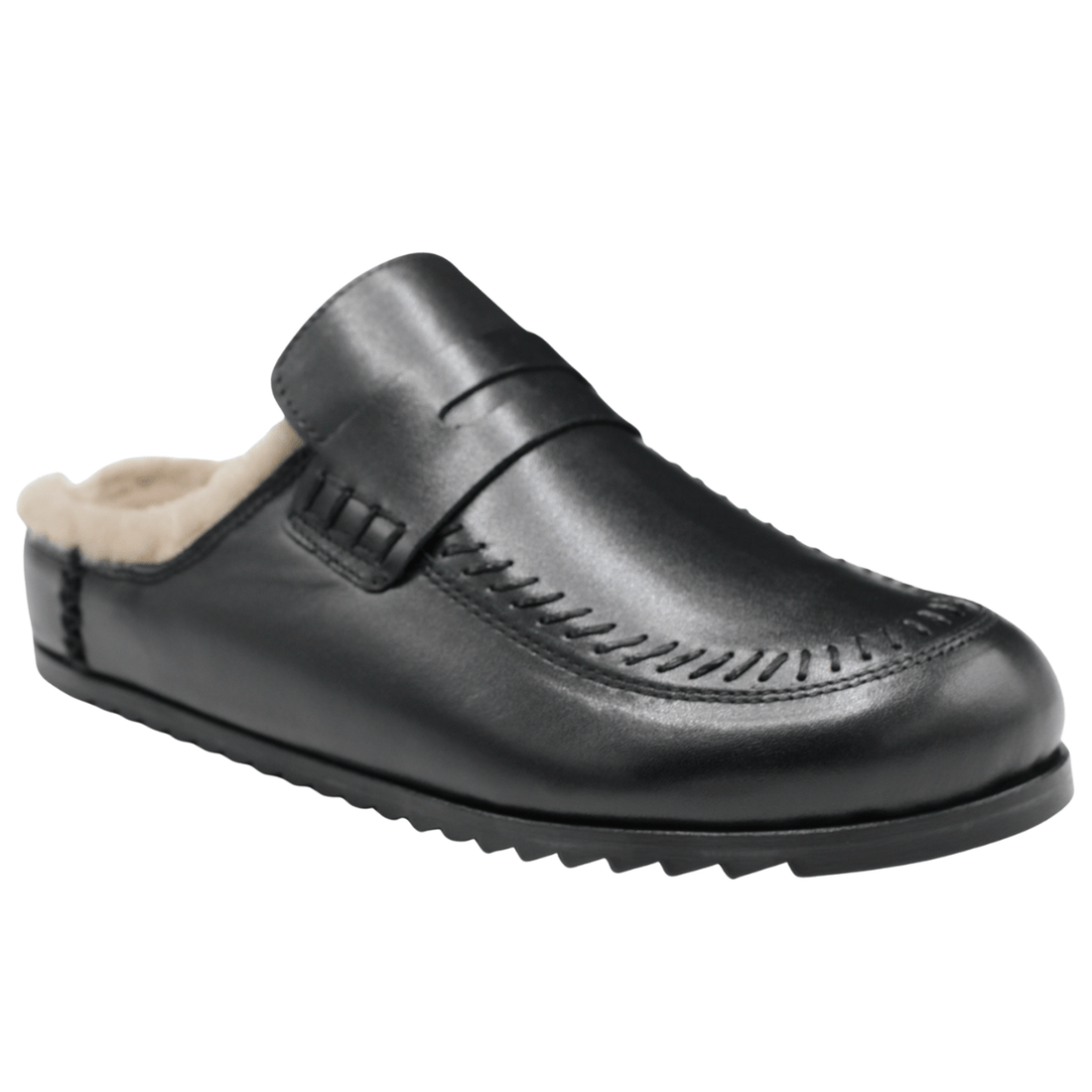 Nuyou Mona Shearling Clog, nero – alternate view