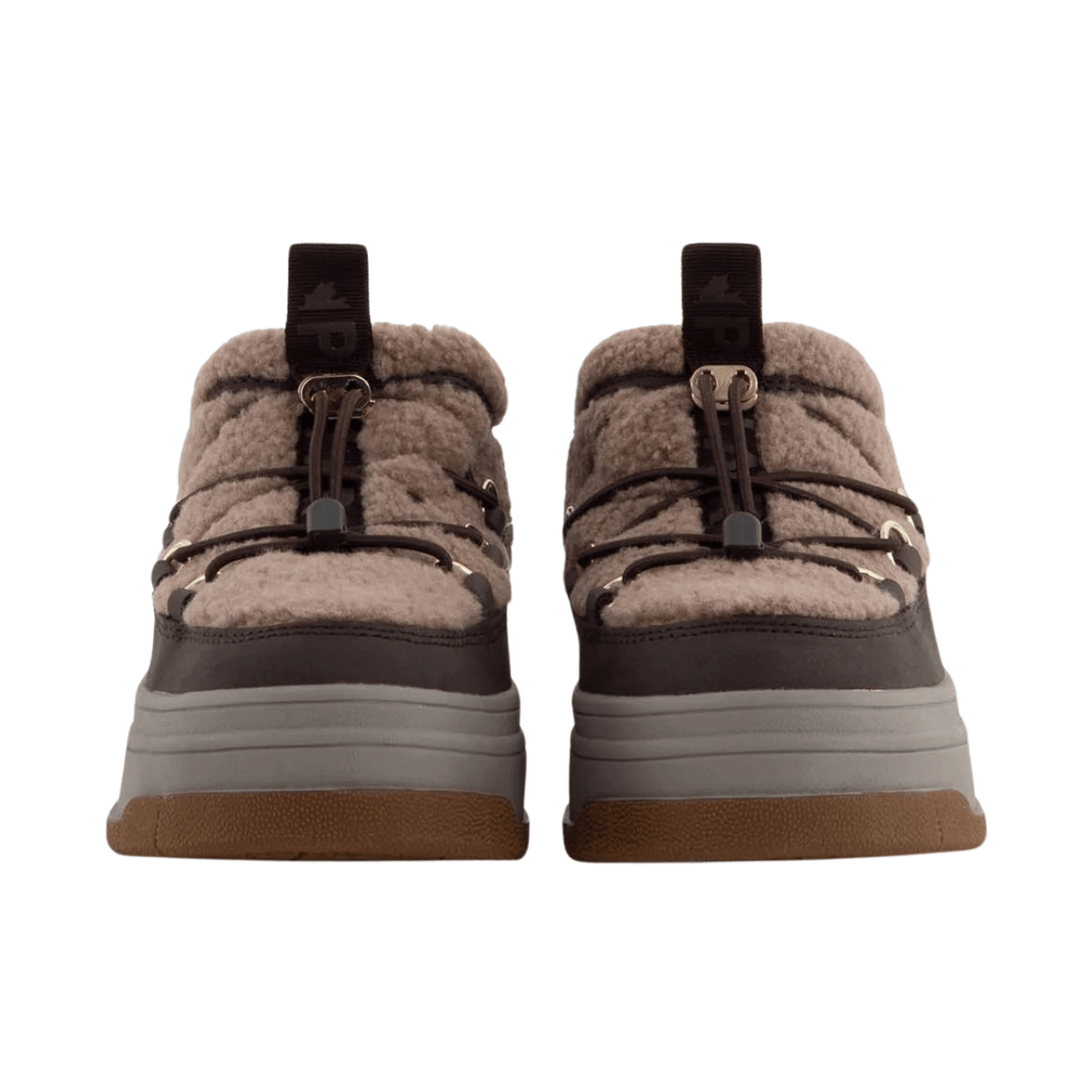 Pajar Jules Waterproof Sneaker Mule, dark brown/taupe – view 3