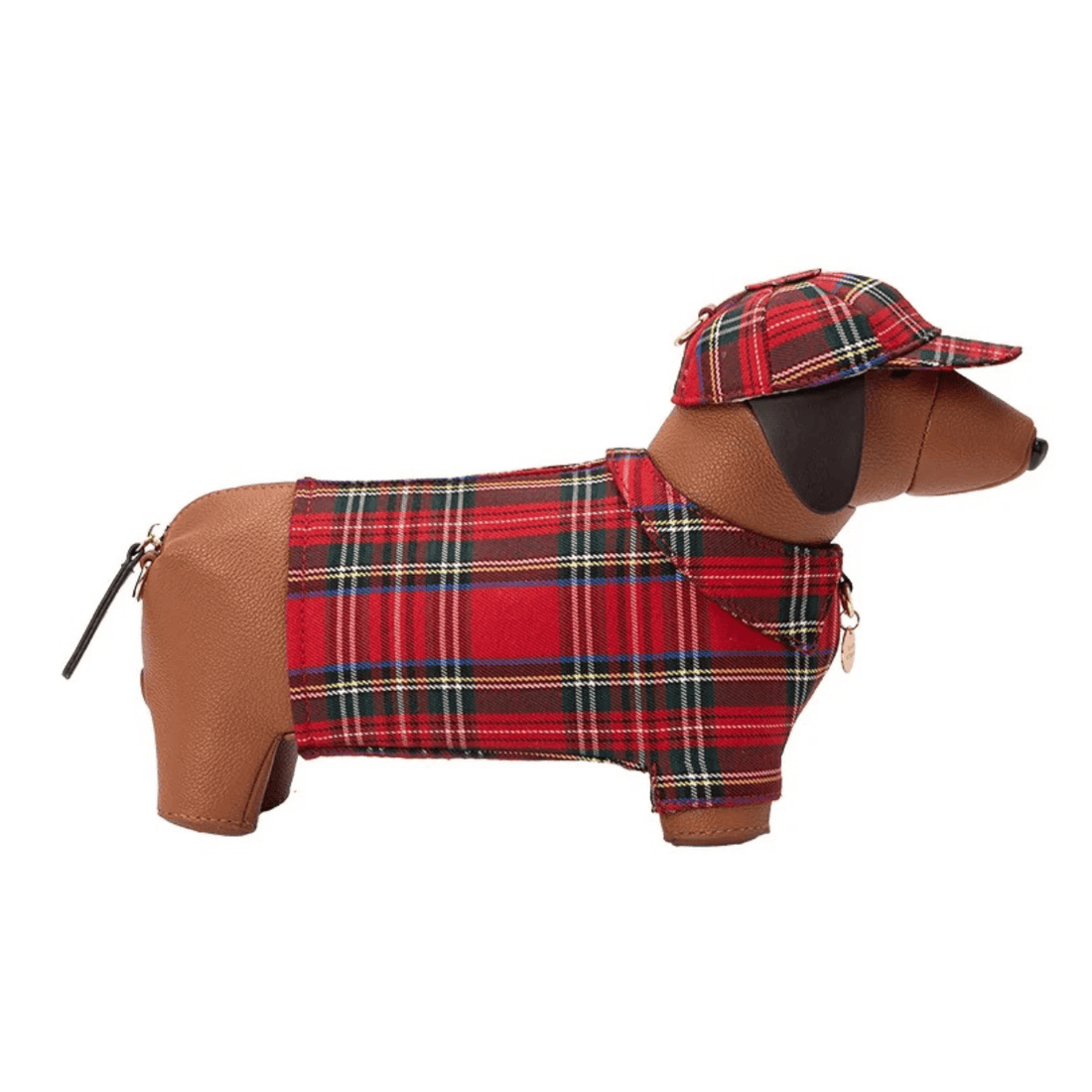 Melie Bianco Dog Plaid Crossbody, plaid