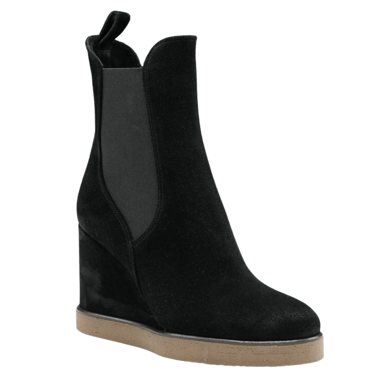 black suede