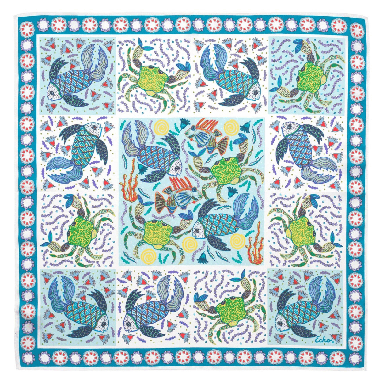 Crabby Silk Bandana