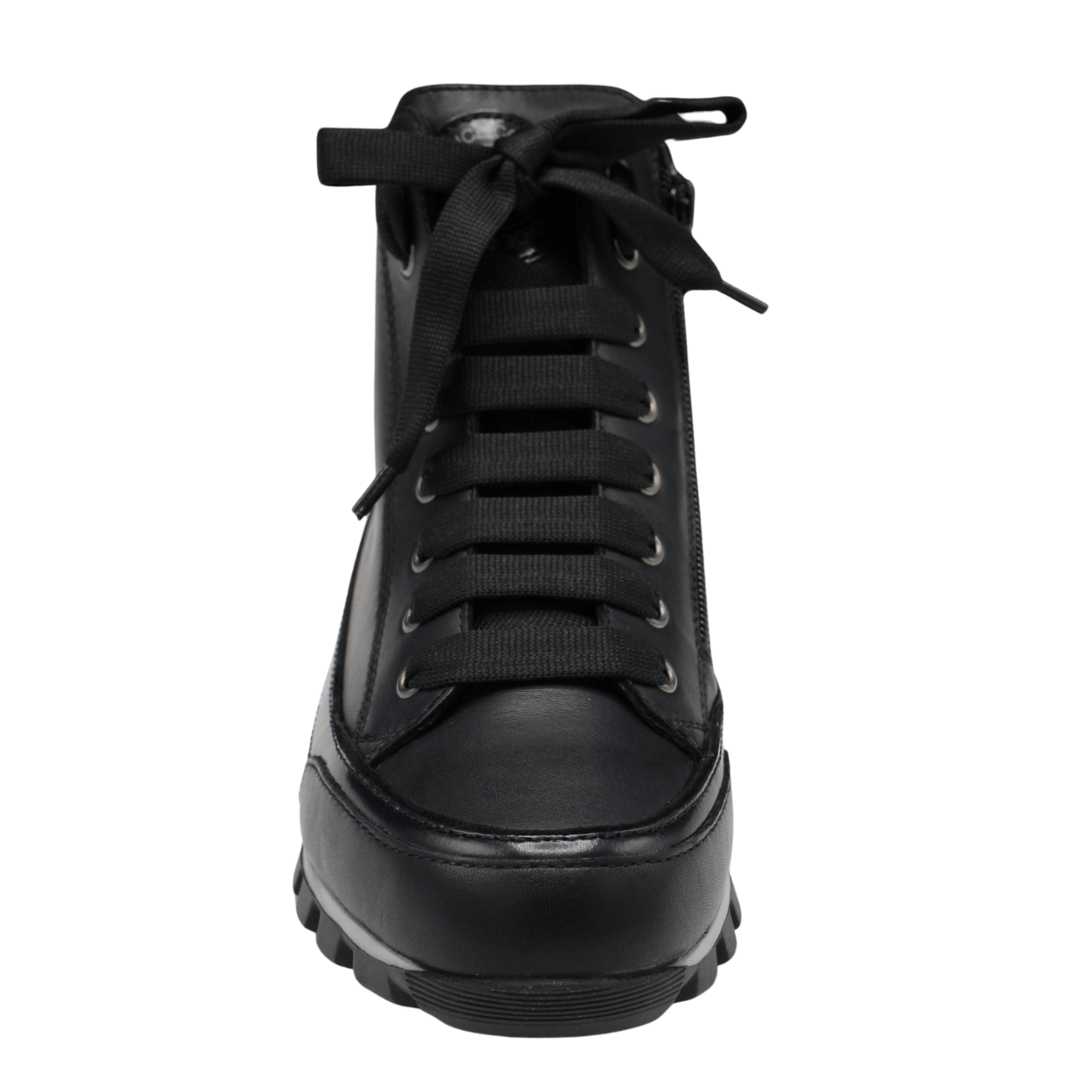 black leather