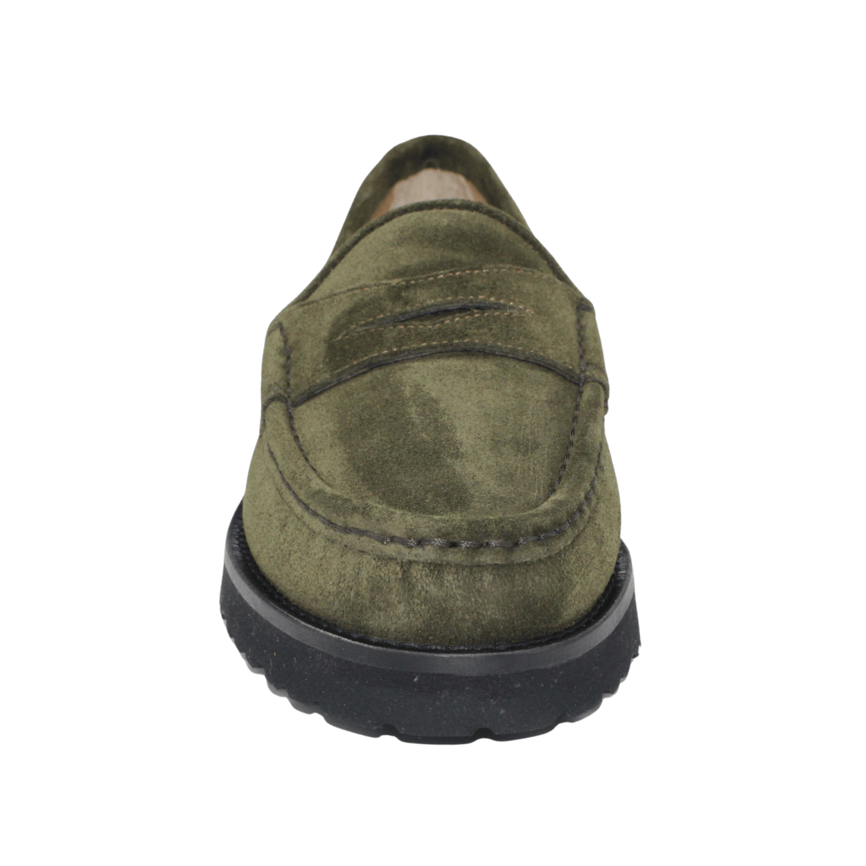 olive suede