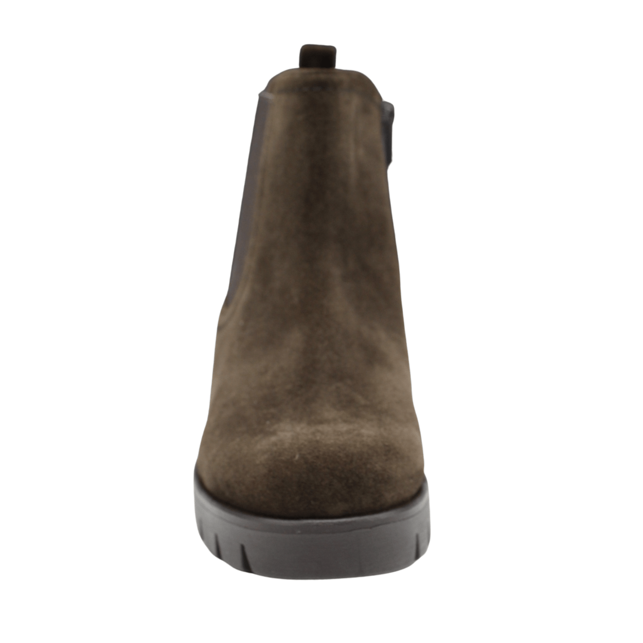brown suede