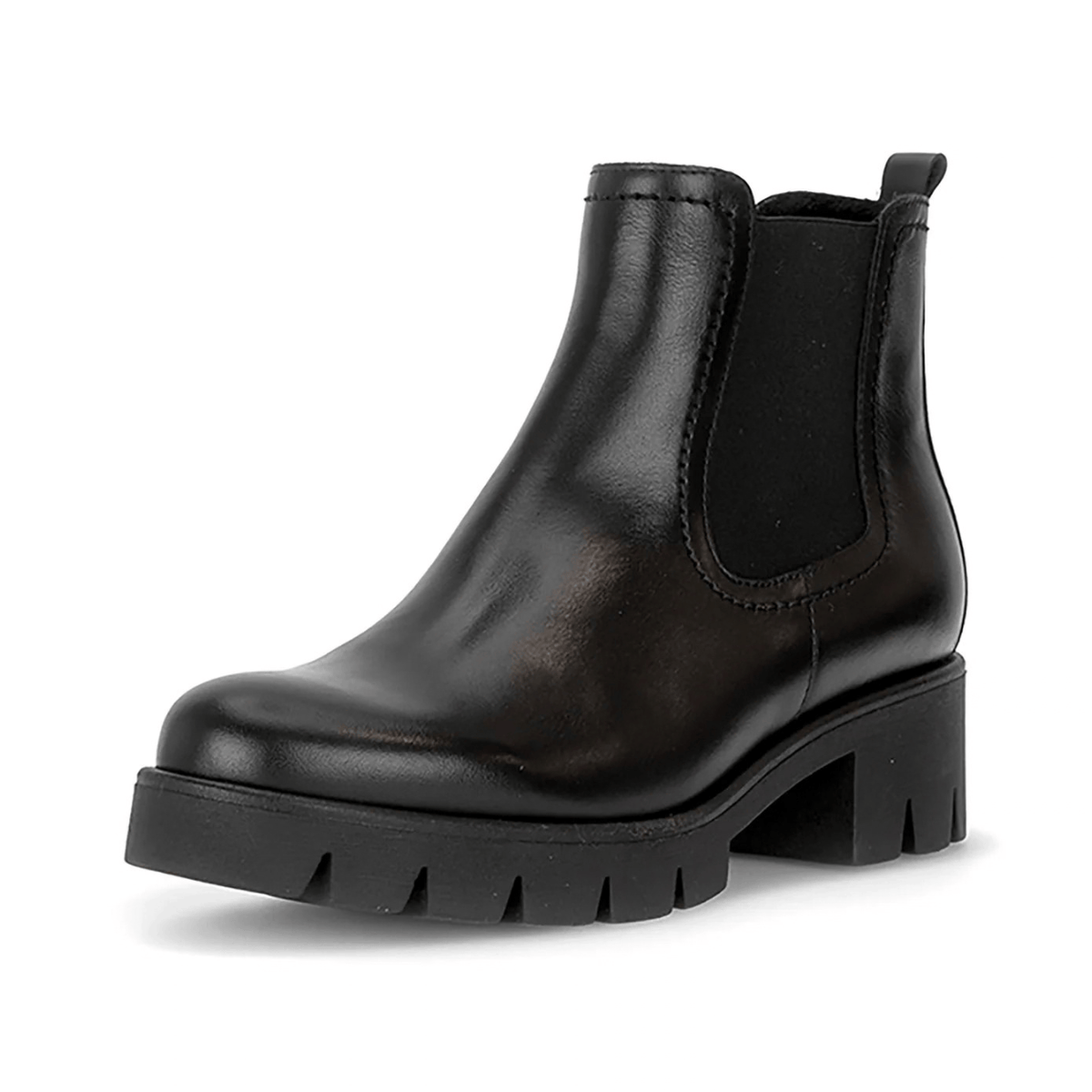 black leather
