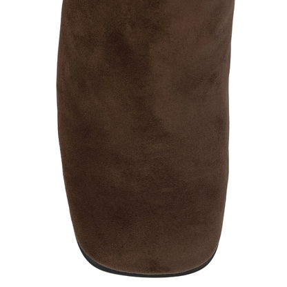 brown suede