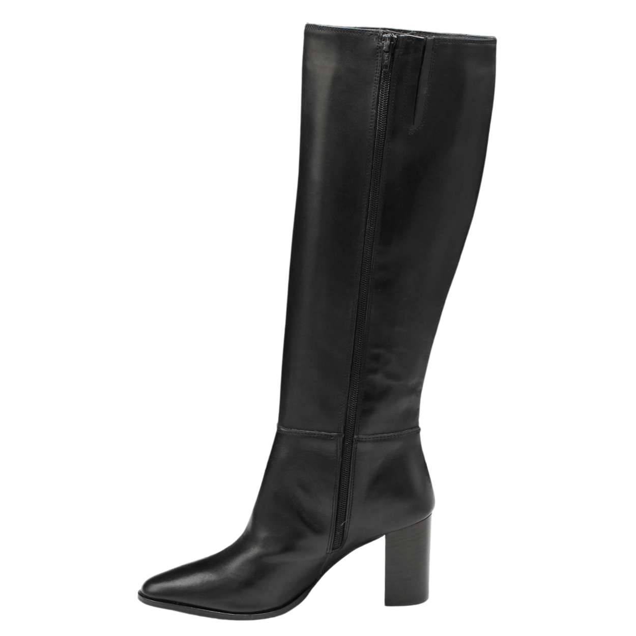 black leather