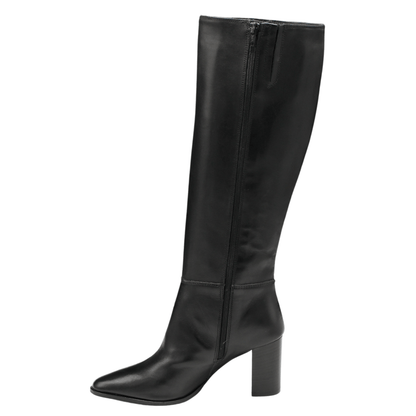 black leather