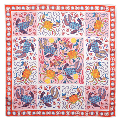 Crabby Silk Bandana
