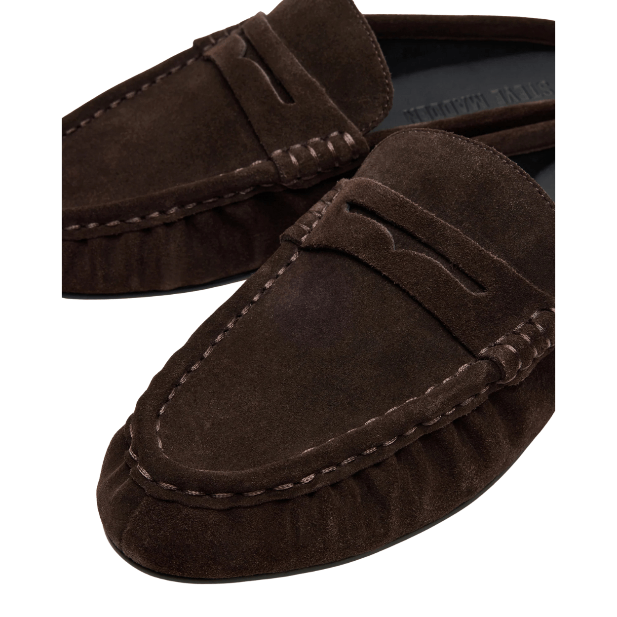 chocolate brown suede
