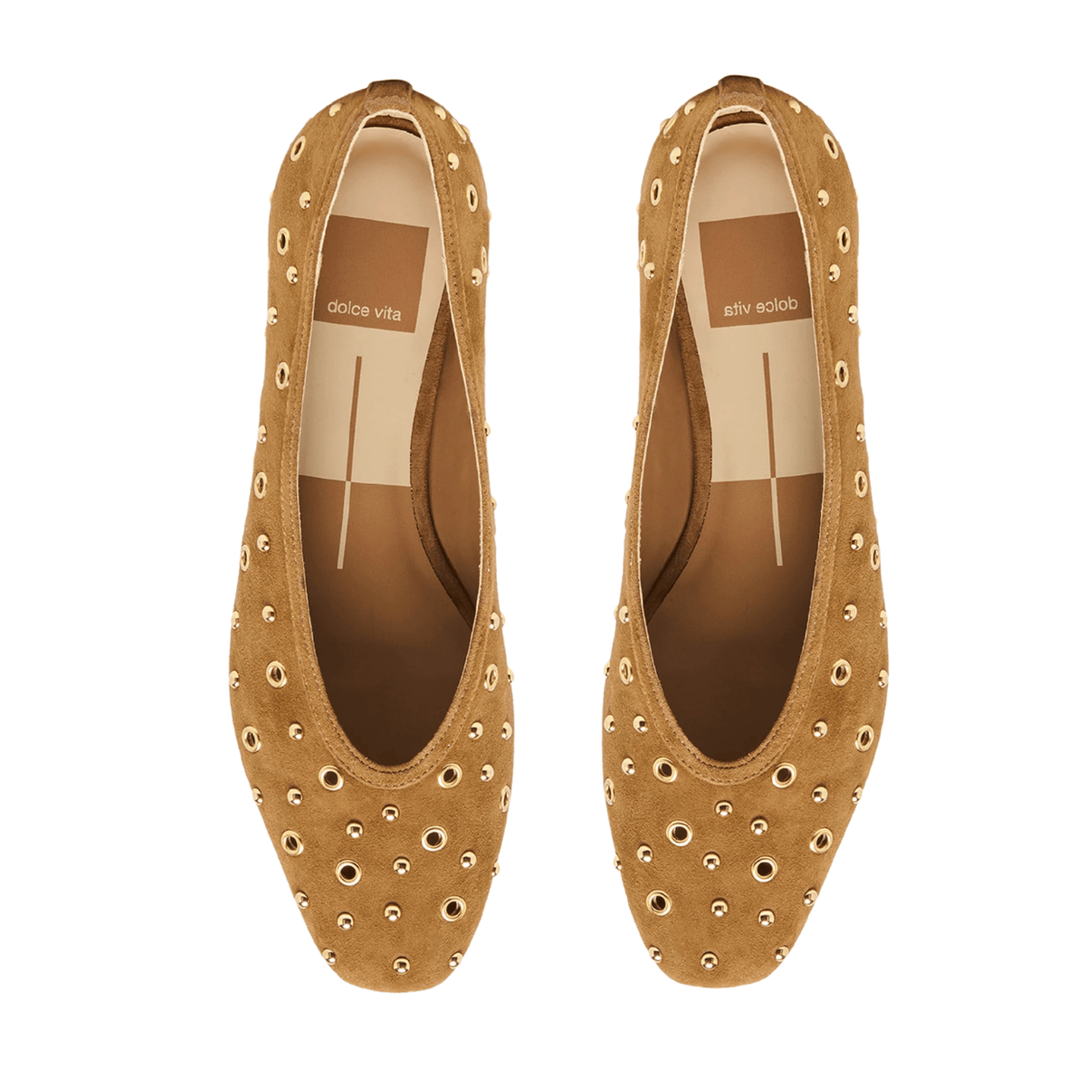 light brown suede