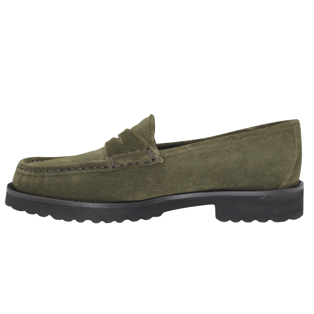 olive suede
