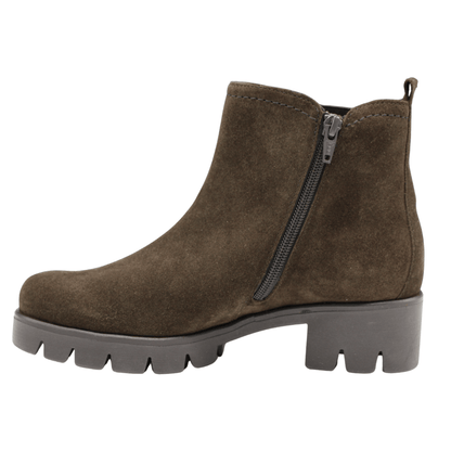 brown suede