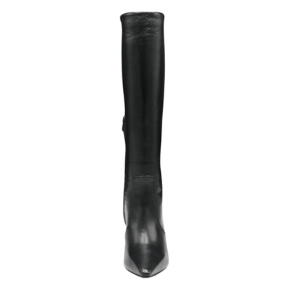black leather