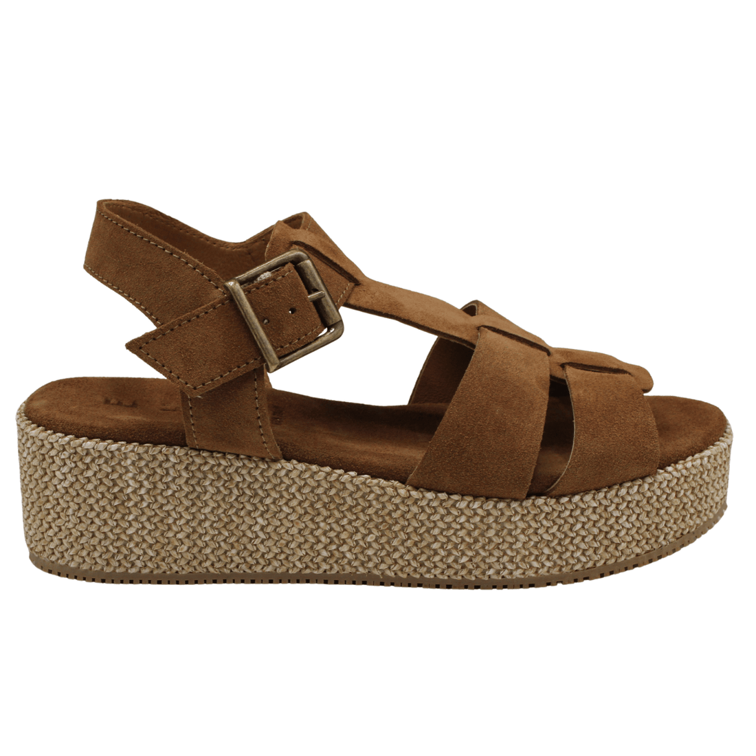 light brown suede